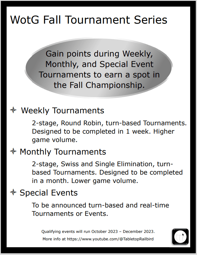 Fall Tournament Series – WotG
